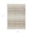 3' X 5' Ivory And Beige Abstract Washable Indoor Outdoor Area Rug