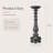 26" Antique Candle Holder, MGO Garden Statue