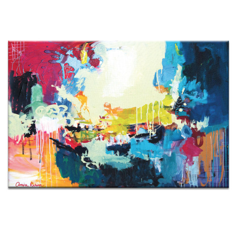 Amira Rahim - Print on Canvas, Timber, 51cm H x 76cm W