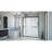 Infinity-Z 60" W x 36" D x 76.75" H Semi-Frameless Rectangle Shower Enclosure with Towel Bar-20961233-20961235-20961236
