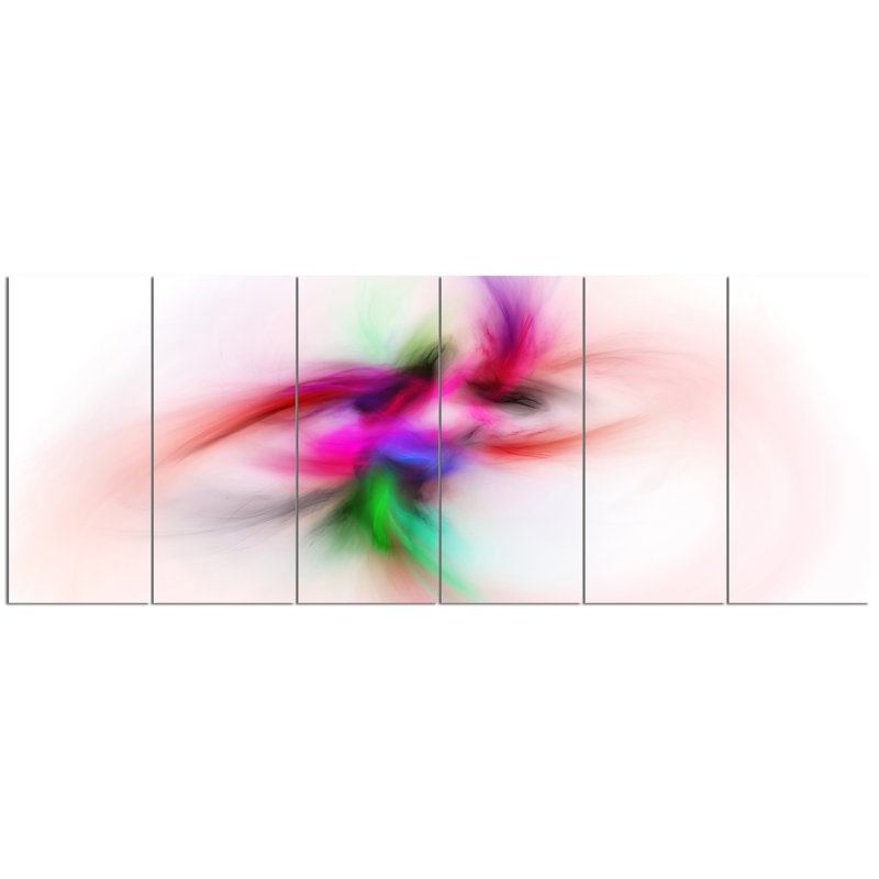 « colore electromagnetique field », ensemble de 6 reproductions d’art sur toiles