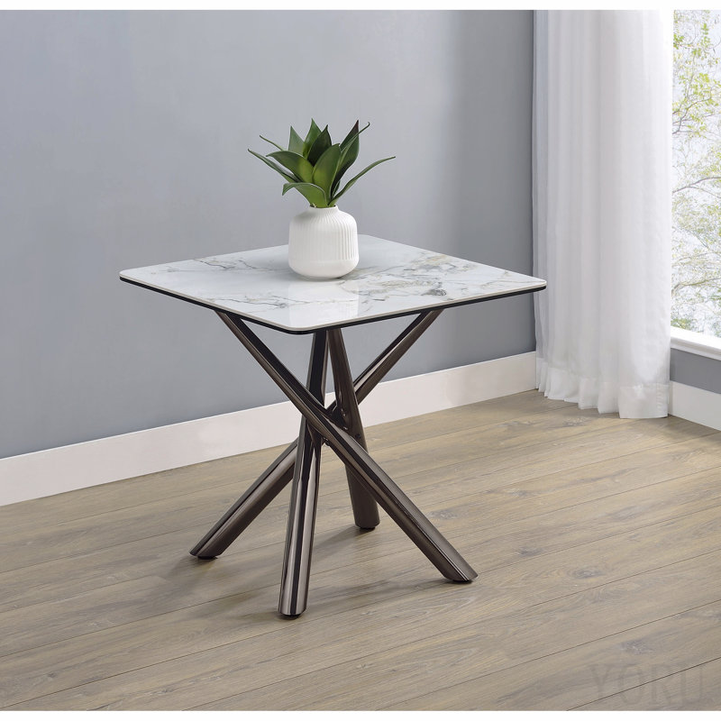 Table de bout blanche