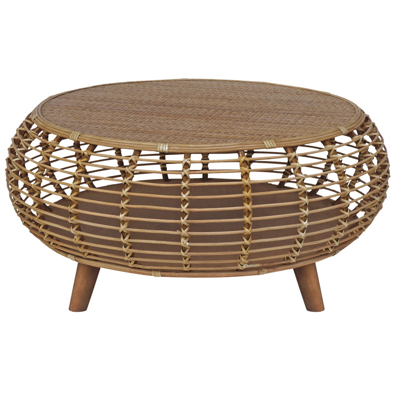 Table basse 4 pieds Costas, Naturel