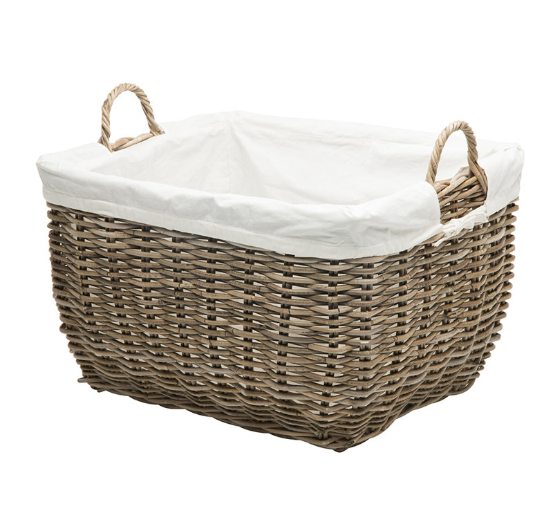 Ayriauna Hand Woven Laundry Basket with Handles