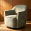 Fauteuil demi-tonneau en chenille-131092361