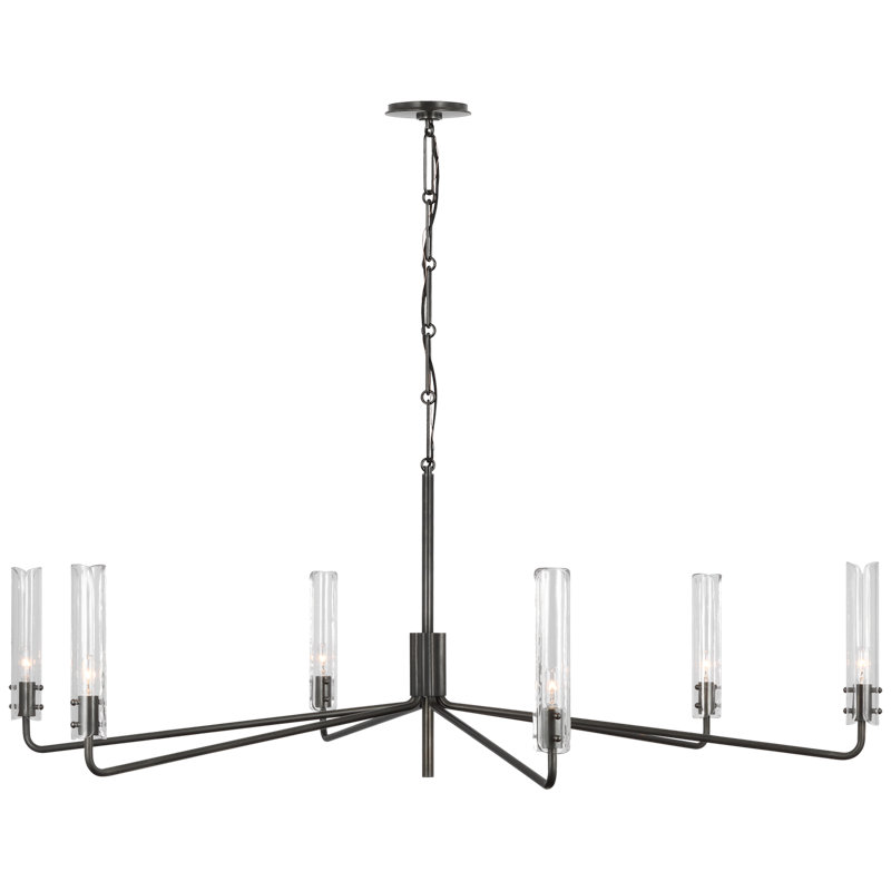 Casoria 6 - Light Chandelier, Bronze