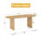 Oval Wood Dining Table Double Pedestal Kitchen Table-291840973-291840974