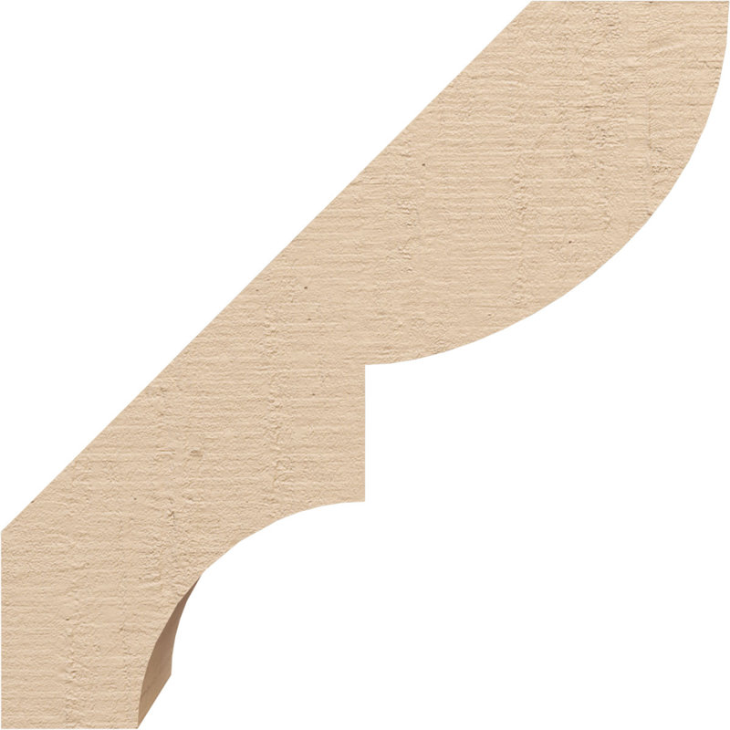 Attelle de genou en faux bois Timberhane cèdre brut, l 5 po x P 12 po x H 12 po, brun clair, H 12 po x l 5 po x P 12 po