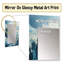 Teal blanc océan Oceanic Odyssey I - miroir mural unique océan-2128592888
