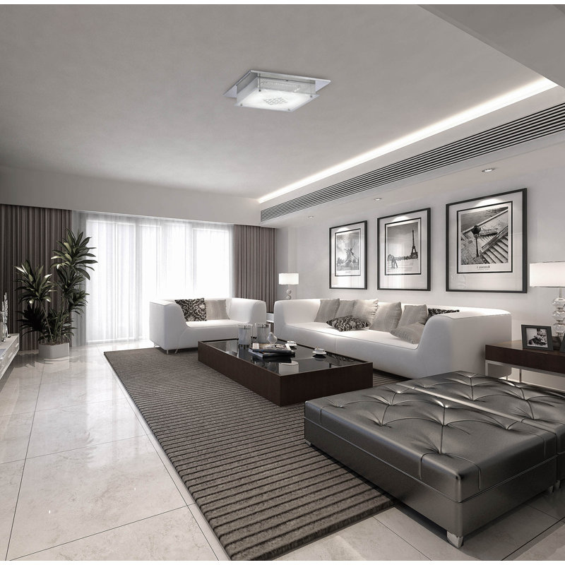 Dowlin Crystal & Glass LED Flush Mount