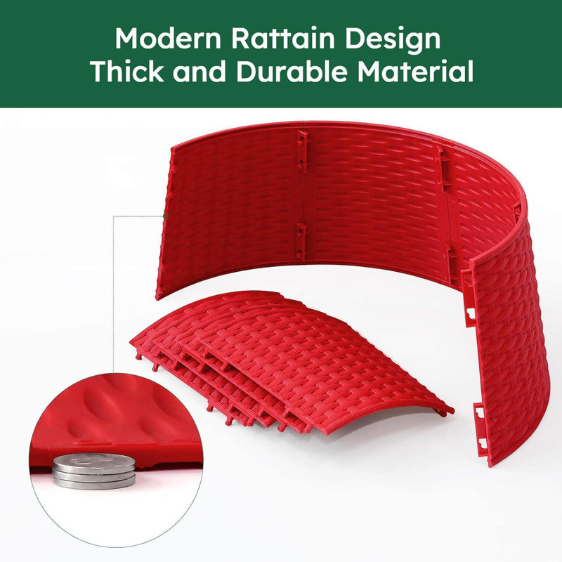 Dziyah Rattan Tree Skirt