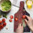 Ambesonne Nature Tempered Glass Cutting Board Charming Mist Forest Brown and Ruby