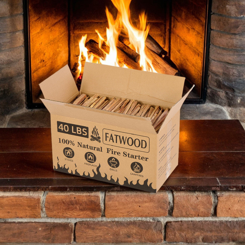Allume-feu Fatwood - 40 lb