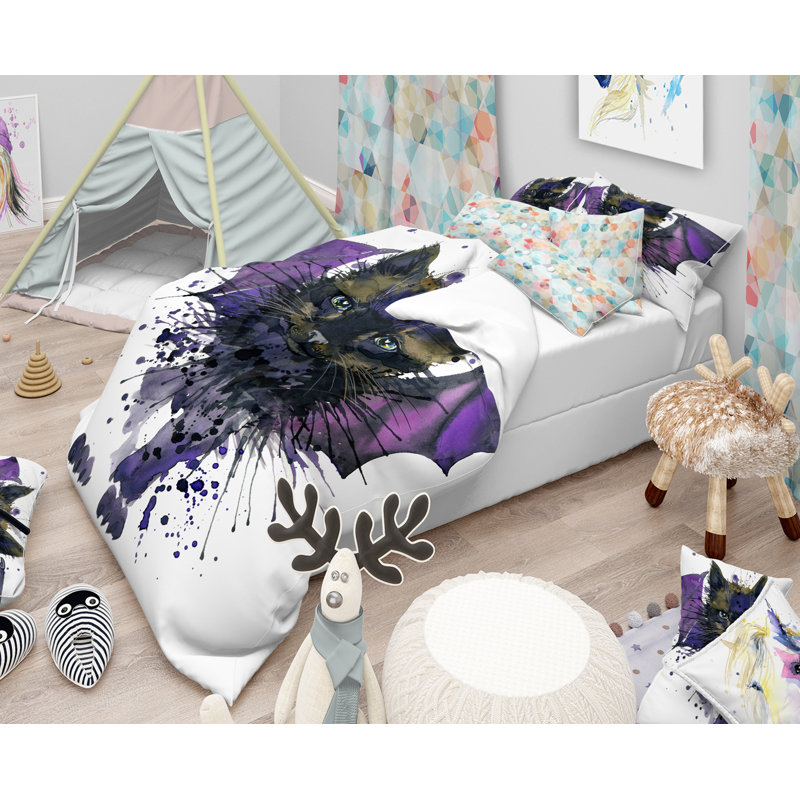 Ensemble de housse de couette moderne et contemporaine, Housse de couette double / grand et 2 taies