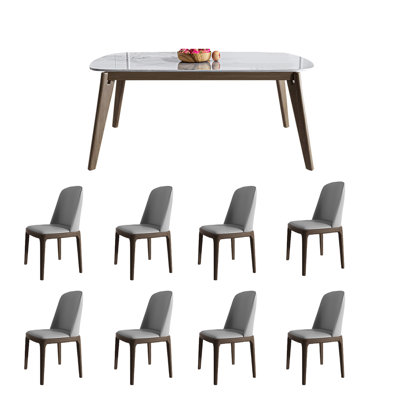 Table frittée sophistiquée en bois d'hévéa