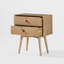 Solid Wood Bedside Table-1347594487