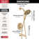 Albion Single-Function Tub Shower Faucet Set, Shower Trim Kit with In2ition Shower Head