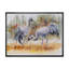 «Two Cranes in the Meadows», reproduction sur toile flottante-94302231-94302230