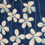 Tapis floral bleu marine / ivoire Zaizi-1439912856