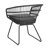 TERRY CHAIR,2PCS With 2 Cushions,Gray