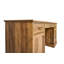 Bureau de direction rectangulaire de 59 po de largeur avec armoire de rangement et tiroirs, poste de travail pour la maison-2144270191