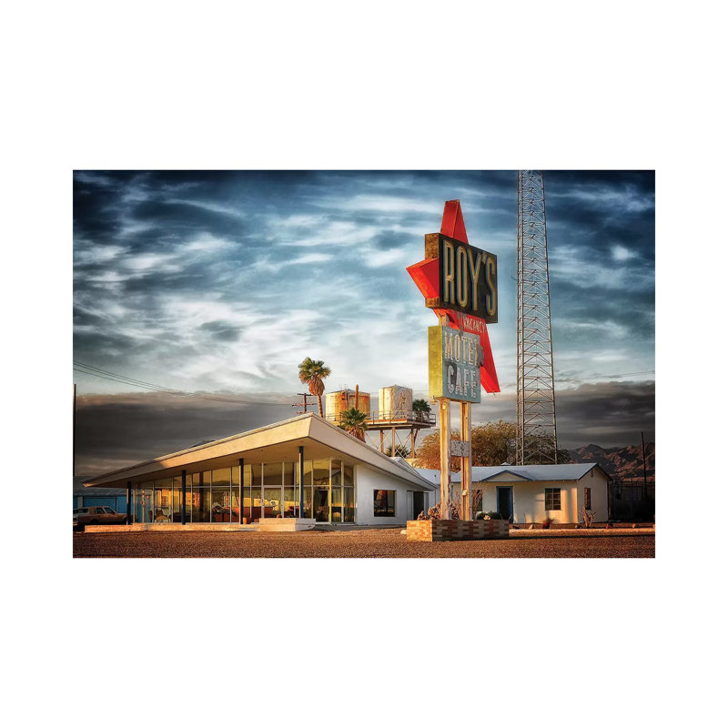 Roys Route 66 - Wrapped Canvas Print