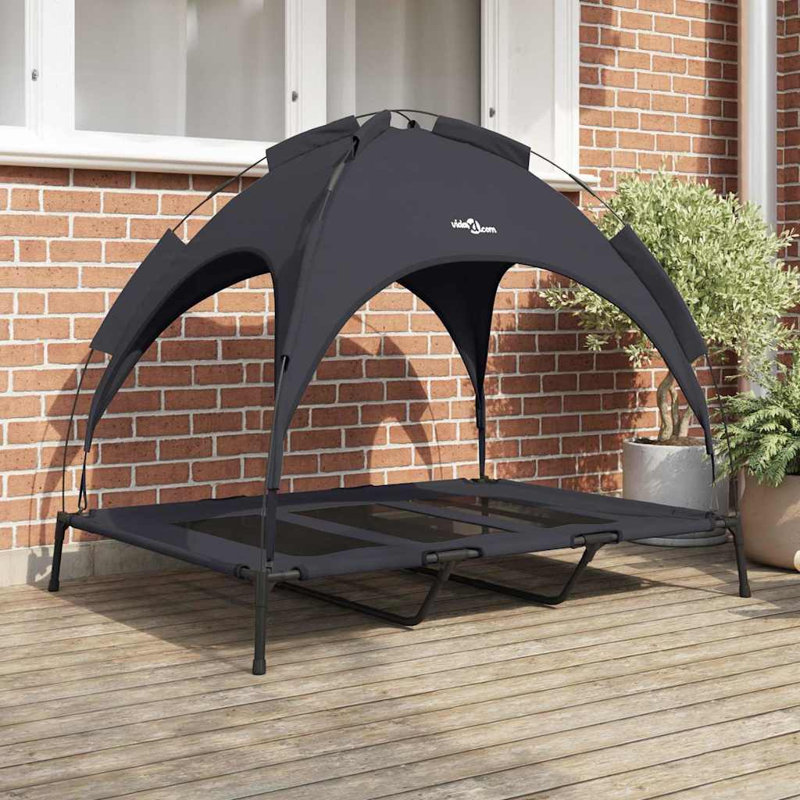 Oxford Fabric Pet Bed, 107cm H x 122cm W x 93cm D, Black