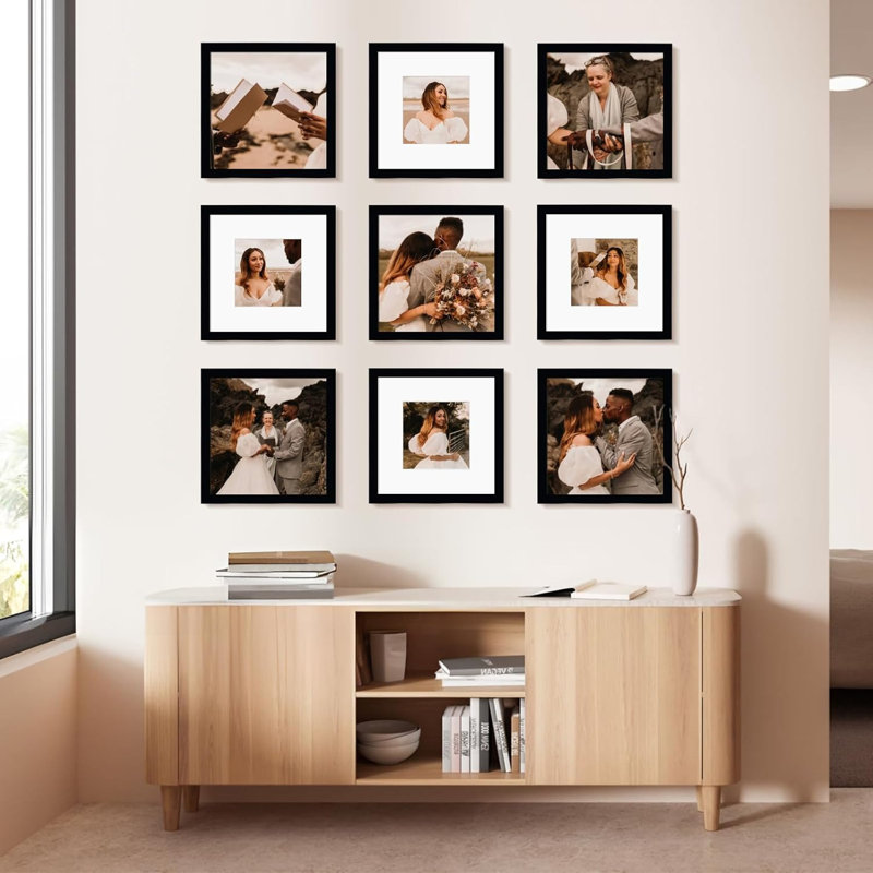 12x12 Picture Frames Set Of 9