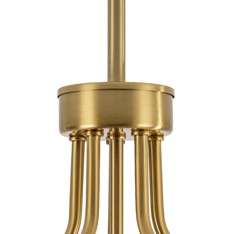 Lustre spoutnik linéaire à 6 lumières