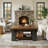 39.4-inch 2-tier Square Coffee Table