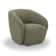 Chaise d'appoint rembourrée Gabbi