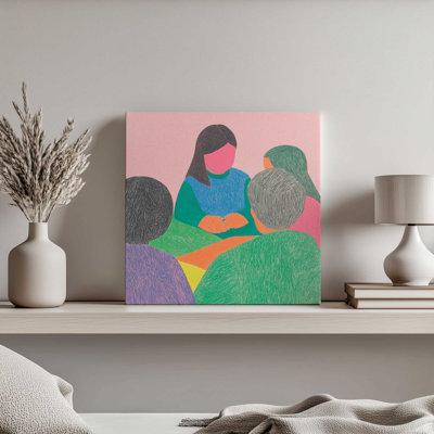 «Family Circle II» par Walker Noble, reproduction d'art sur toile