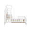 Lit simple avec canapé et tablette-530436163