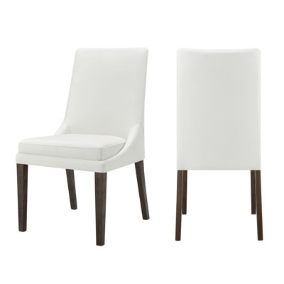 Niara Genuine Leather Parsons Dining Chair