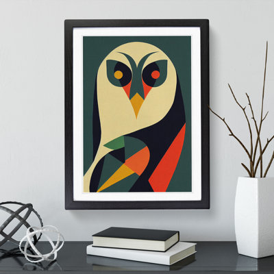 XV1022-695X Art Deco Bird No.3 - Single Picture Frame Print