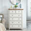 Commode 6 tiroirs Beige