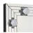 Noralie Mirrored & Faux Diamonds Accent Mirror (Assembled)