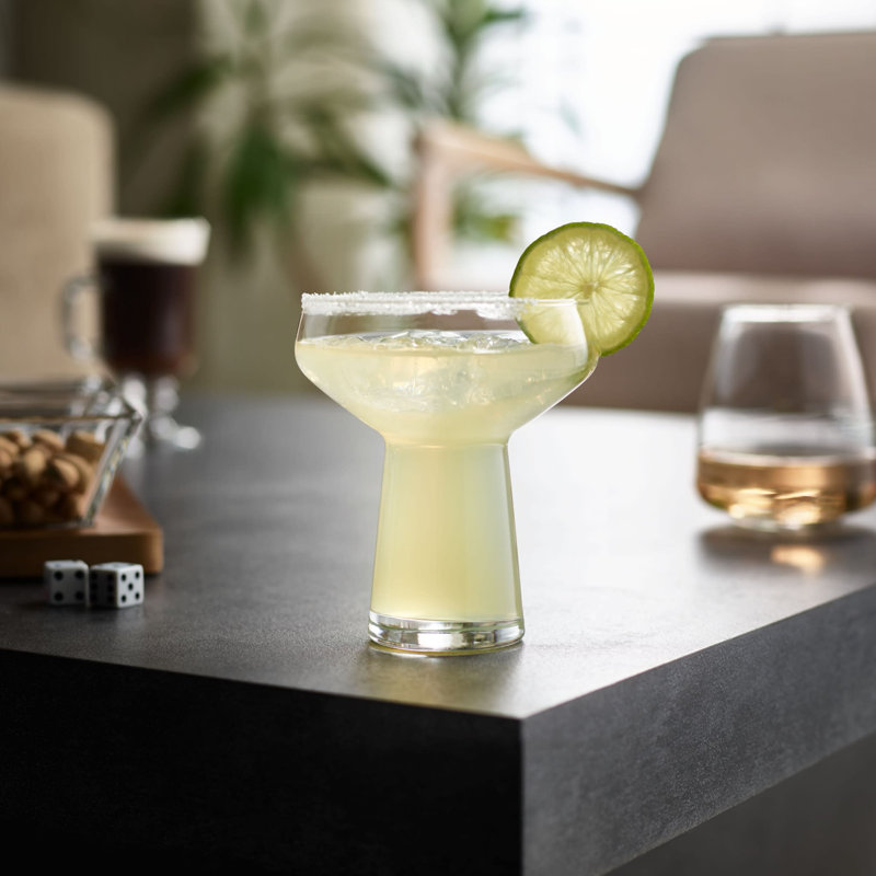 Libbey 14-Ounce Large Stemless Margarita Glass Set