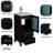 16.3'' Single Bathroom Vanity with Ceramic Top-617113651