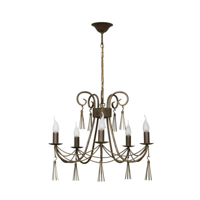 Winterhaven 5 - Light Candle Style Chandelier