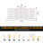 3-light Modern Drum Linen Semi Flush Mount Ceiling Light-623023940-626403973
