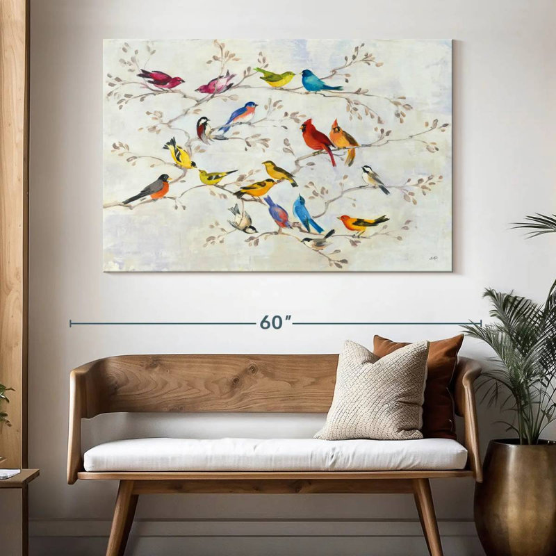 «Brampt A Little Bird Told Me I», H 34 po x l 51 po