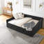 Lit de jour double avec tiroirs, canapé-lit capitonné, avec bouton sur le dos et clou en cuivre sur les accoudoirs ondulés (80,5 po x 55,5 po x 27,5 po)-1578625578-1578625569