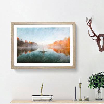 Lake Splash - Picture Frame Painting Print