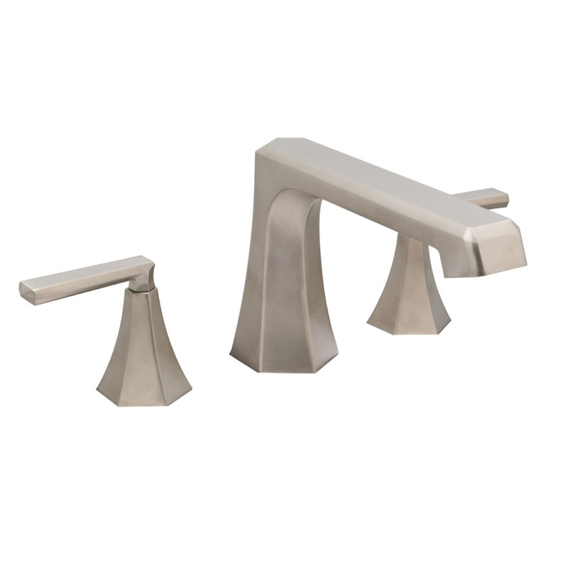 McMillan 2 Handle Deck Roman Tub Faucet, Satin Nickel