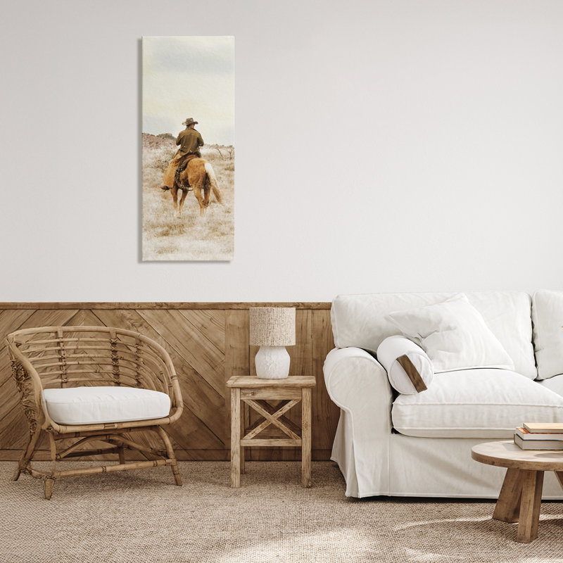 «Wild Wrangling Cowboy», conception de Marcus Prime, H 40 po x l 17 po