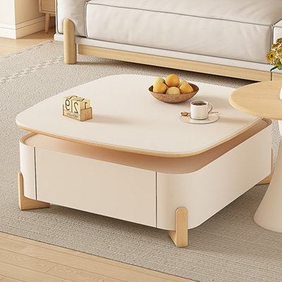 Table de bout crème à bûches crème