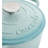 Crock-Pot 7 Quart Round Enamel Cast Iron Covered Dutch Oven Cooker, Aqua Ombre