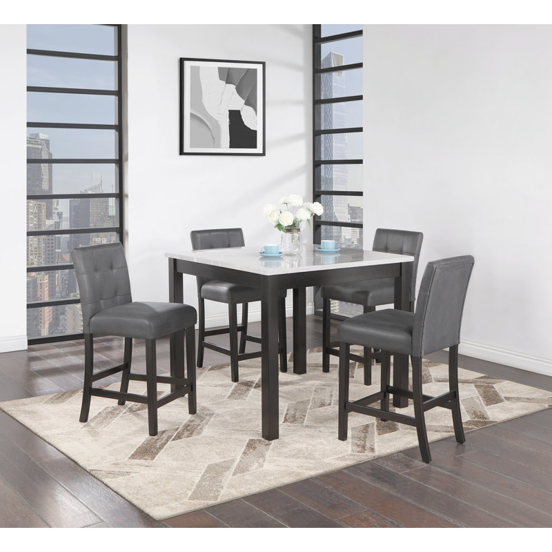 Amatul 4 - Person Four Leg Dining Set