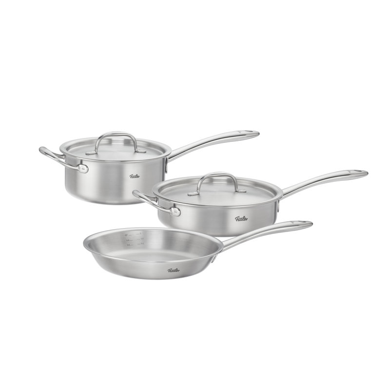 M5 Pro-Ply 5-Ply Stainless Steel 5-Piece Cookware Set